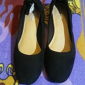 NWT Brash Abby Black Heeled Slippers